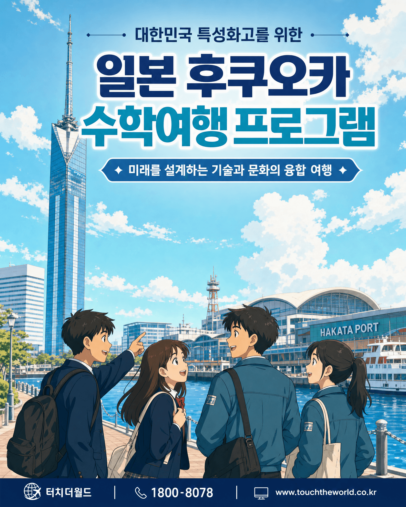대한민국 특성화고를 위한 일본 후쿠오카 수학여행 프로그램